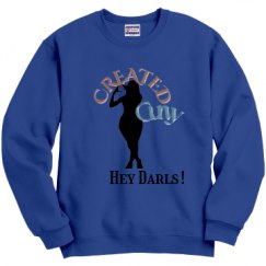 Unisex Film and Foil Crewneck Sweatshirt