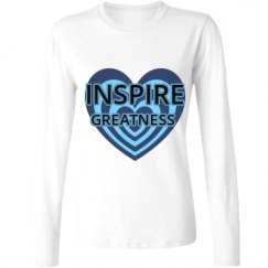 Ladies Relaxed Fit Basic Long Sleeve Tee