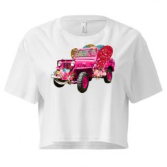 Ladies Festival Cali Crop Top Tee