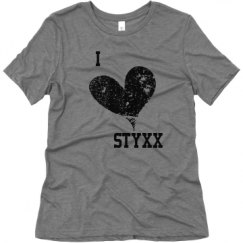 Ladies Relaxed Fit Super Soft Triblend Tee