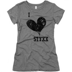 Ladies Slim Fit Super Soft Triblend Tee