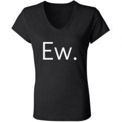 Ladies Slim Fit V-Neck Jersey Tee