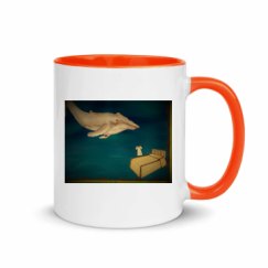 11oz Ceramic Mug with Color Inside