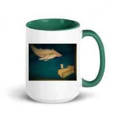 15oz Ceramic Mug with Color Inside