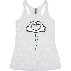 Ladies Slim Fit Super Soft Racerback Triblend Tank