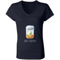 Ladies Slim Fit V-Neck Jersey Tee