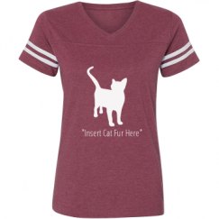 Ladies Relaxed Fit Vintage Sports Tee