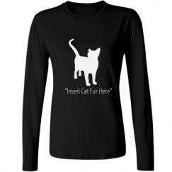 Ladies Relaxed Fit Basic Long Sleeve Tee