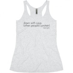 Ladies Slim Fit Super Soft Racerback Triblend Tank