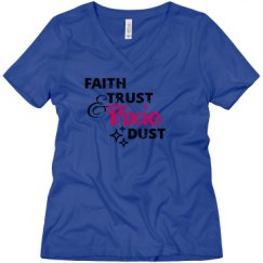 Ladies Relaxed Fit V-Neck Tee