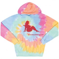 Unisex Tie-Dye Fleece Hoodie