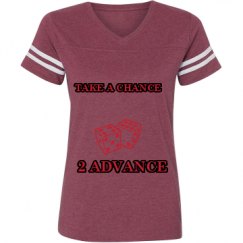 Ladies Relaxed Fit Vintage Sports Tee