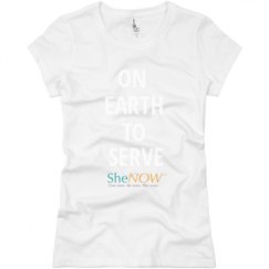 Ladies Slim Fit Basic Promo Jersey Tee
