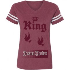 Ladies Relaxed Fit Vintage Sports Tee