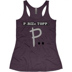 Ladies Slim Fit Super Soft Racerback Triblend Tank