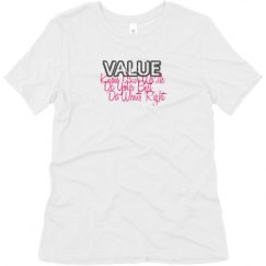 Ladies Relaxed Fit Super Soft Triblend Tee
