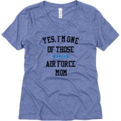 Ladies Relaxed Fit Super Soft Triblend V-Neck Tee