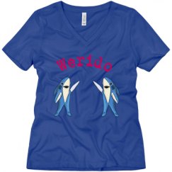 Ladies Relaxed Fit V-Neck Tee