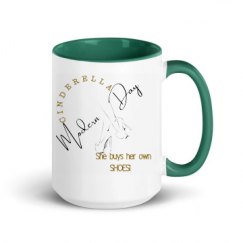 15oz Ceramic Mug with Color Inside