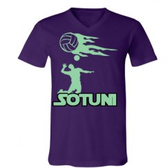 Unisex V-Neck Jersey Tee