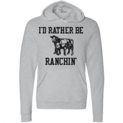 Unisex Fleece Pullover Midweight Hoodie