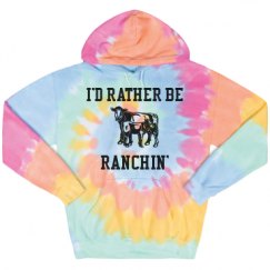 Unisex Tie-Dye Fleece Hoodie