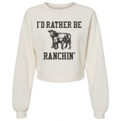 Women's Raglan Pullover Fleece