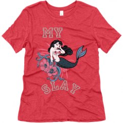 Ladies Relaxed Fit Super Soft Triblend Tee