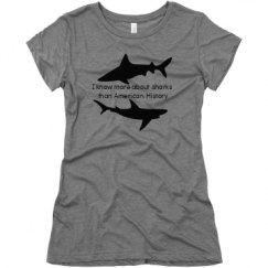 Ladies Slim Fit Super Soft Triblend Tee