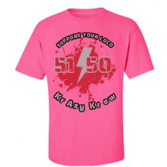 Unisex Ultra Cotton Safety Neon Crewneck Tee