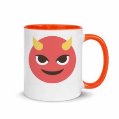 11oz Ceramic Mug with Color Inside