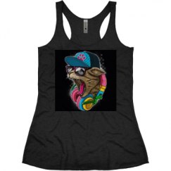 Ladies Slim Fit Super Soft Racerback Triblend Tank