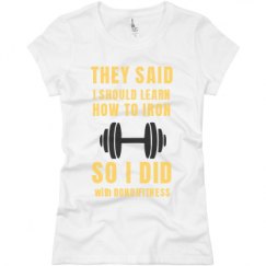 Ladies Slim Fit Basic Promo Jersey Tee