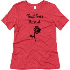Ladies Relaxed Fit Super Soft Triblend Tee