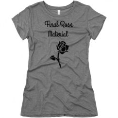 Ladies Slim Fit Super Soft Triblend Tee
