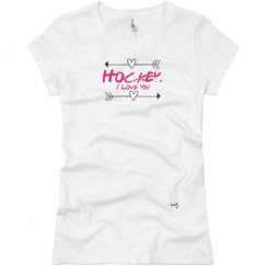 Ladies Slim Fit Basic Promo Jersey Tee