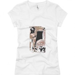 Ladies Slim Fit Basic Promo Jersey Tee