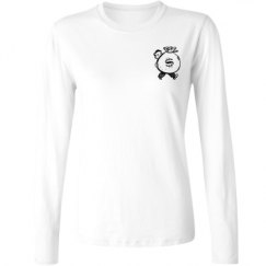 Ladies Relaxed Fit Basic Long Sleeve Tee