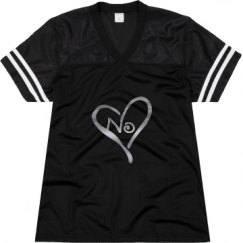 Ladies Relaxed Fit Mesh Football Jersey