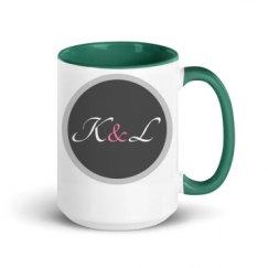 15oz Ceramic Mug with Color Inside