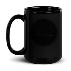 15oz Black Glossy Mug