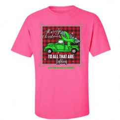 Unisex Ultra Cotton Safety Neon Crewneck Tee