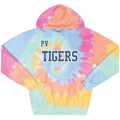 Unisex Tie-Dye Fleece Hoodie