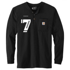 Unisex Carhartt Long Sleeve Henley Tee 