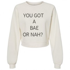 Women's Raglan Pullover Fleece