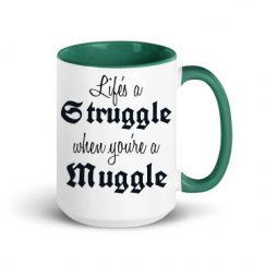 15oz Ceramic Mug with Color Inside