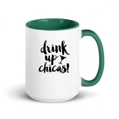15oz Ceramic Mug with Color Inside