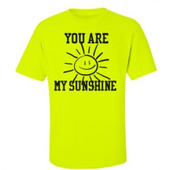 Unisex Ultra Cotton Safety Neon Crewneck Tee