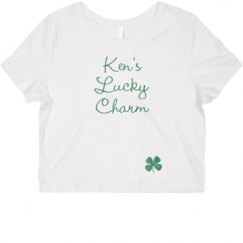 Ladies Slim Fit Crop Top Tee