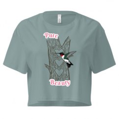 Ladies Festival Cali Crop Top Tee